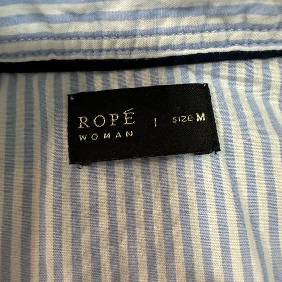 PADINI Women's Rope Long Sleeve Stripes Shirt Size M In Multi - Picture 4 of 8